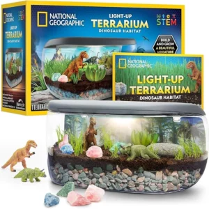 NATIONAL GEOGRAPHIC Light Up Terrarium Kit for Kids